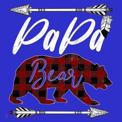 Papa Bear Buffalo Plaid Flannel FatherS Day Gift Dad Pops Meaningful Gift T-Shirt