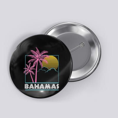 Proud Bahamas Bahamians Flag Gift Design Idea Nassau Design Button
