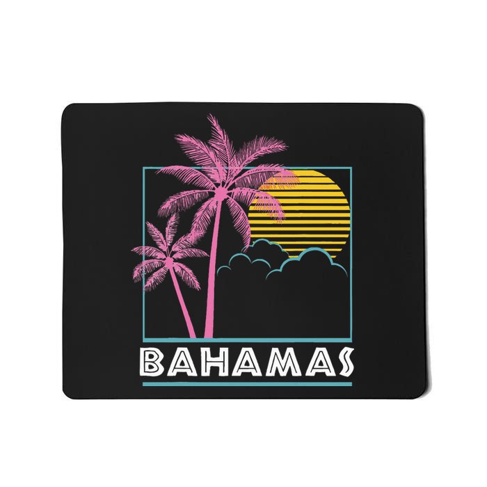 Proud Bahamas Bahamians Flag Gift Design Idea Nassau Design Mousepad