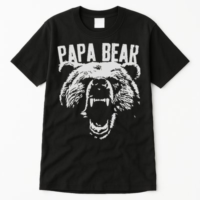 Papa Bear Best Dad Fathers Day Father Pop Vintage Gifts Tall T-Shirt
