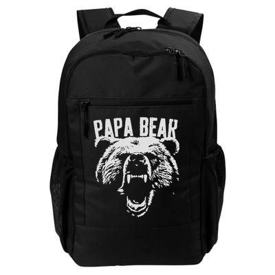 Papa Bear Best Dad Fathers Day Father Pop Vintage Gifts Backpack