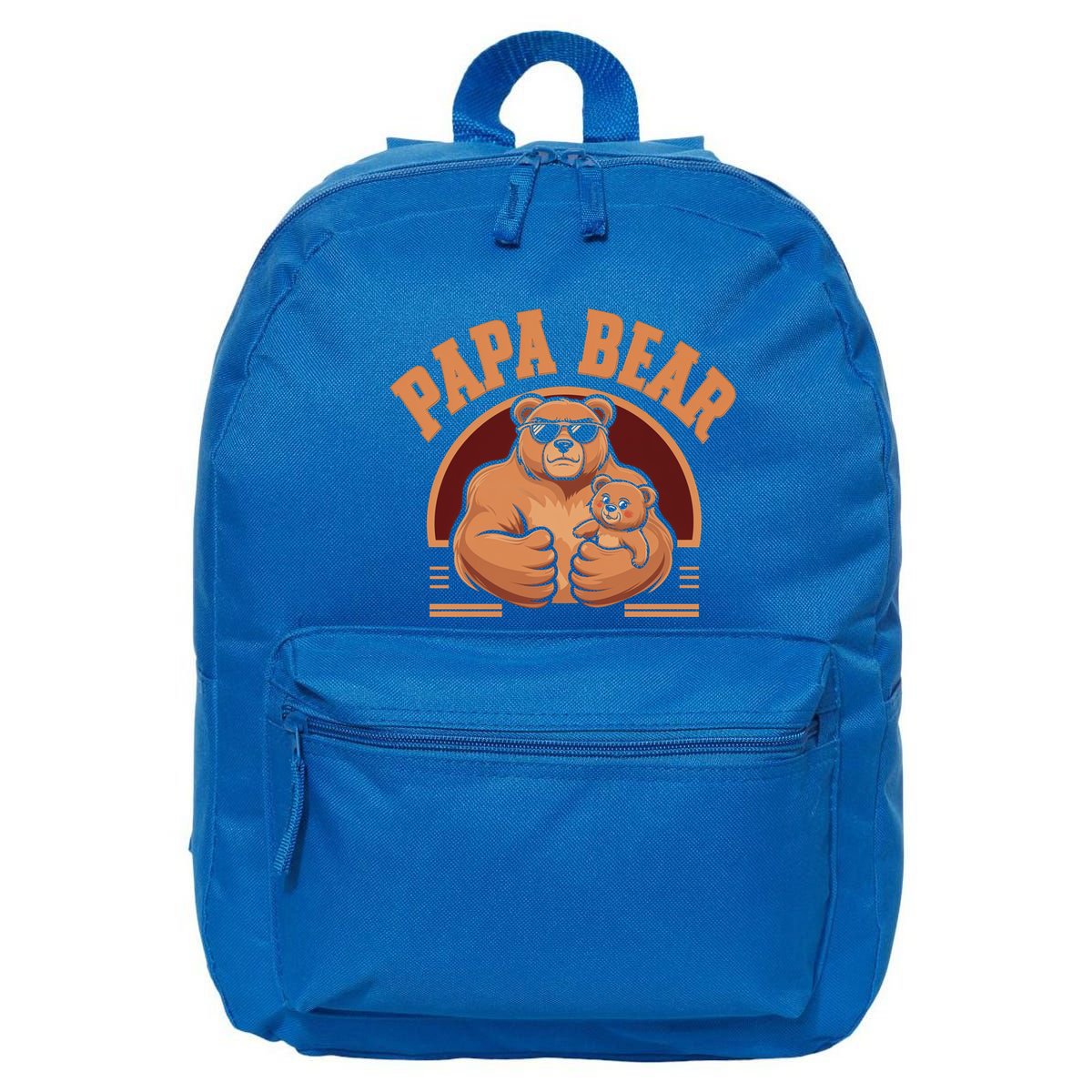 Papa Bear Bear Family Love Dad Father Daddy Cool Gift 16 in Basic Backpack