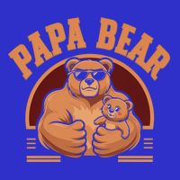 Papa Bear Bear Family Love Dad Father Daddy Cool Gift 16 in Basic Backpack