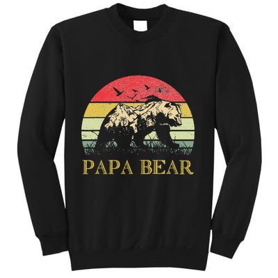 Papa Bear Best Dad Fathers Day Father Pop Sweatshirt