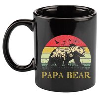 Papa Bear Best Dad Fathers Day Father Pop 11oz C Handle Ceramic Mug