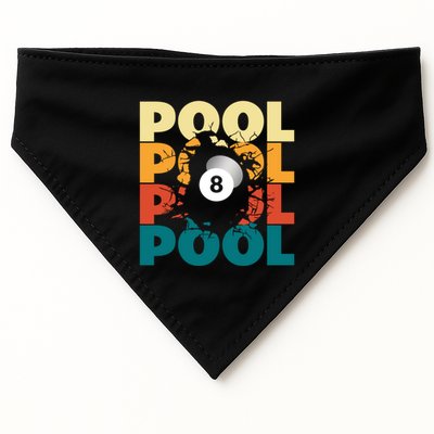 Pool Billiards Billiards Gift USA-Made Doggie Bandana