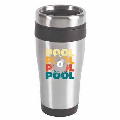 Pool Billiards Billiards Gift 16oz Travel Tumbler