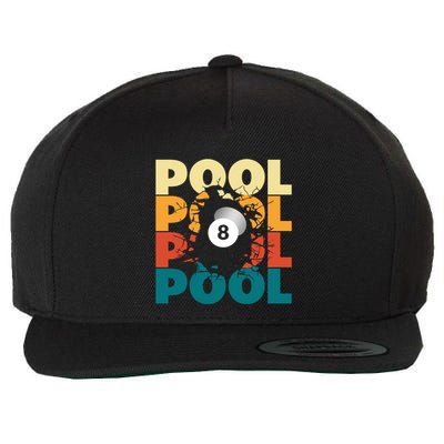 Pool Billiards Billiards Gift Wool Snapback Cap