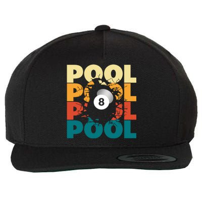 Pool Billiards Billiards Gift Wool Snapback Cap