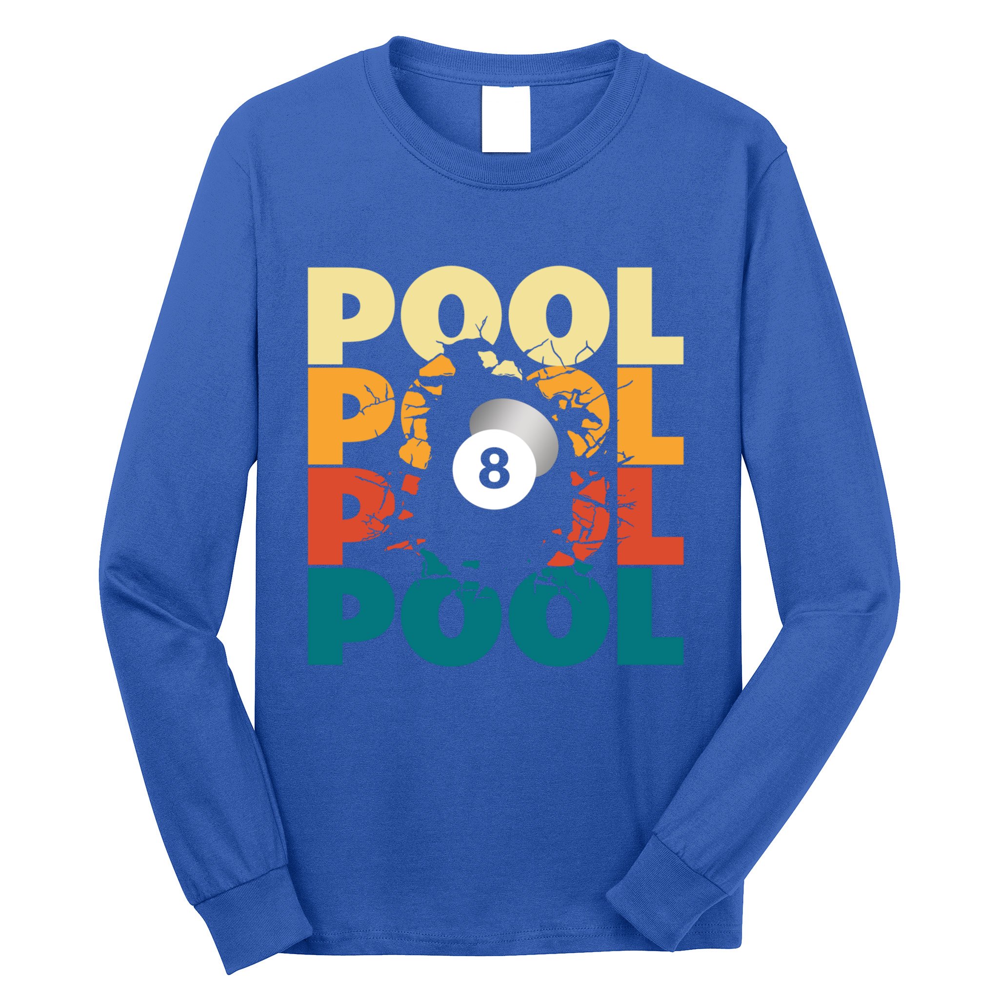 Pool Billiards Billiards Gift Long Sleeve Shirt