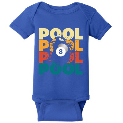 Pool Billiards Billiards Gift Baby Bodysuit