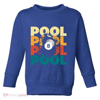 Pool Billiards Billiards Gift Toddler Sweatshirt