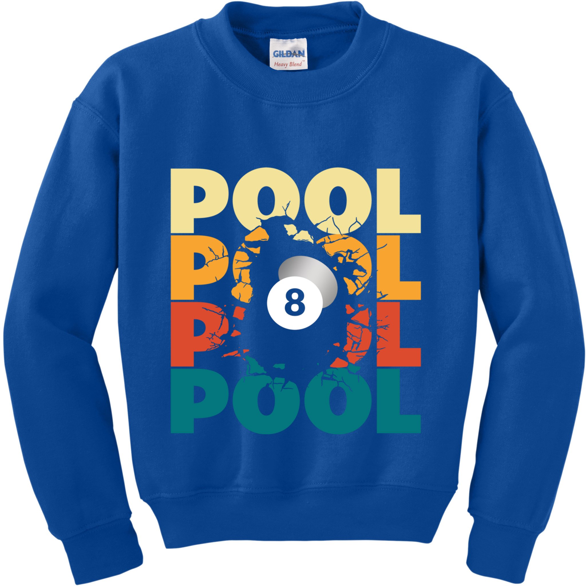Pool Billiards Billiards Gift Kids Sweatshirt