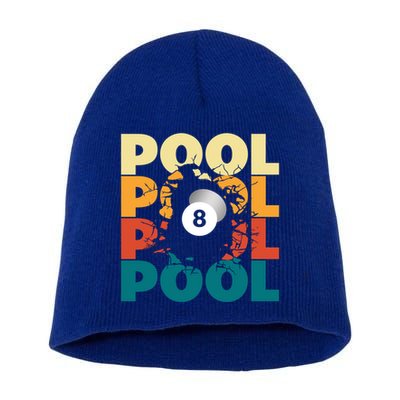 Pool Billiards Billiards Gift Short Acrylic Beanie