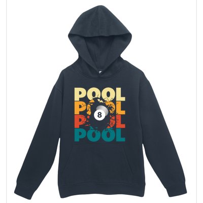 Pool Billiards Billiards Gift Urban Pullover Hoodie