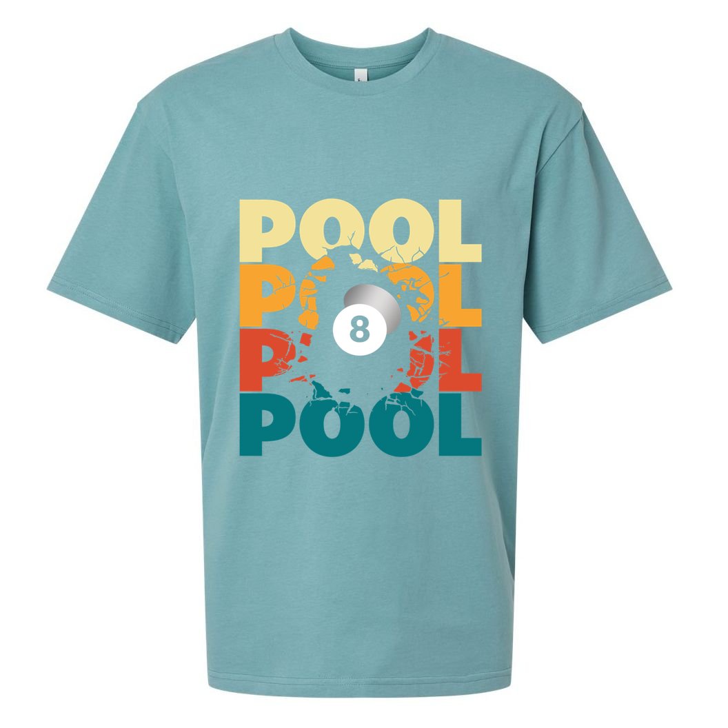 Pool Billiards Billiards Gift Sueded Cloud Jersey T-Shirt