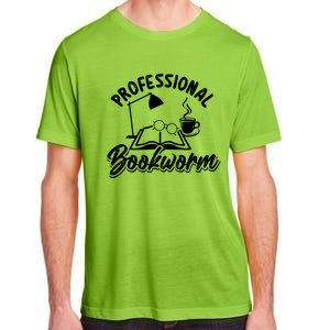 Professional Bookworm Bookish Reading Funny Book Lover Gift Adult ChromaSoft Performance T-Shirt