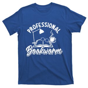 Professional Bookworm Bookish Reading Funny Book Lover Gift T-Shirt