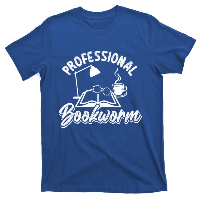 Professional Bookworm Bookish Reading Funny Book Lover Gift T-Shirt