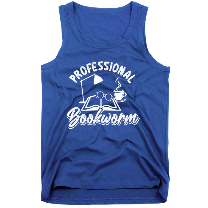 Professional Bookworm Bookish Reading Funny Book Lover Gift Tank Top