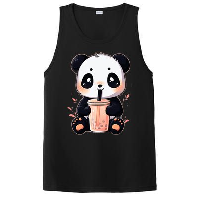 Panda Bear Boba Tea Bubble Tea Anime Kawaii  PosiCharge Competitor Tank