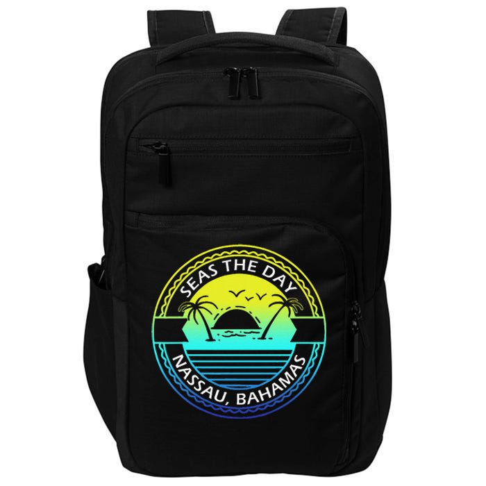 Proud Bahamas Bahamians Flag Gift Design Idea Nassau Design Impact Tech Backpack