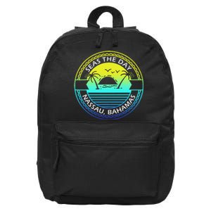 Proud Bahamas Bahamians Flag Gift Design Idea Nassau Design 16 in Basic Backpack