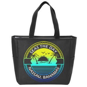 Proud Bahamas Bahamians Flag Gift Design Idea Nassau Design Zip Tote Bag