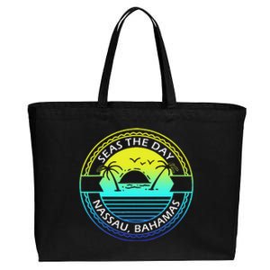 Proud Bahamas Bahamians Flag Gift Design Idea Nassau Design Cotton Canvas Jumbo Tote