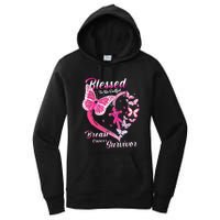 Pink Butterfly Blessed To Be Called Breast Cancer Survivor Women's Pullover Hoodie