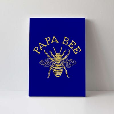 Papa Bee Beekeeper Funny FatherS Day Bee Lover Gift Canvas