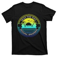 Proud Bahamas Bahamians Flag Gift Design Idea Nassau Design T-Shirt