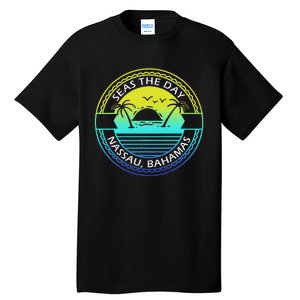 Proud Bahamas Bahamians Flag Gift Design Idea Nassau Design Tall T-Shirt