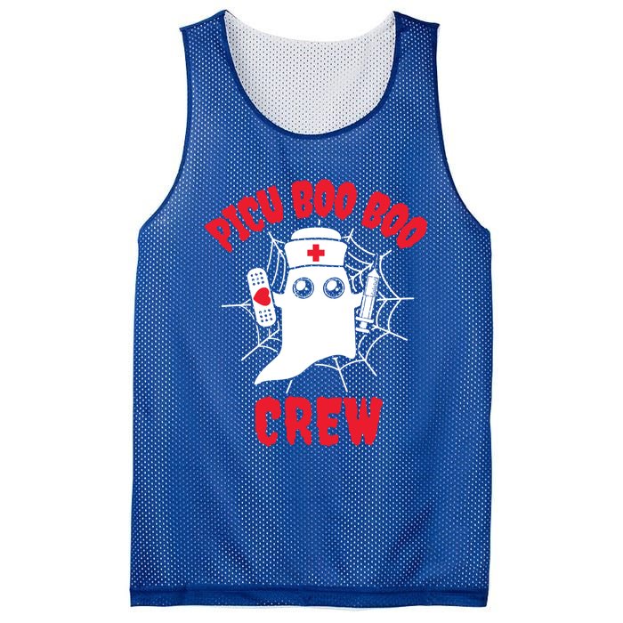 Picu Boo Boo Crew Funny Halloween Gift Mesh Reversible Basketball Jersey Tank