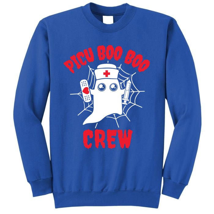 Picu Boo Boo Crew Funny Halloween Gift Tall Sweatshirt