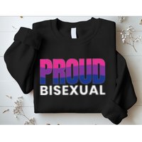 Proud Bisexual Bisexuality LGBT Bisexual Pride Flag Sweatshirt