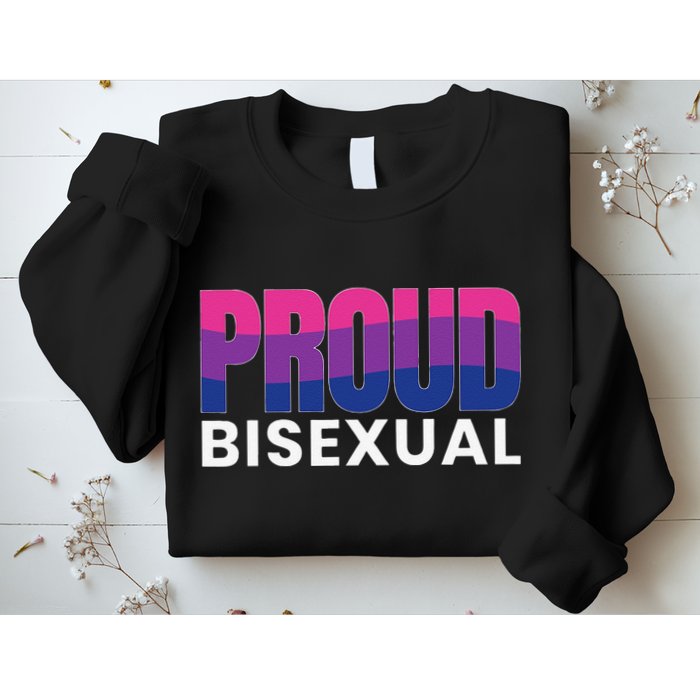Proud Bisexual Bisexuality LGBT Bisexual Pride Flag Sweatshirt