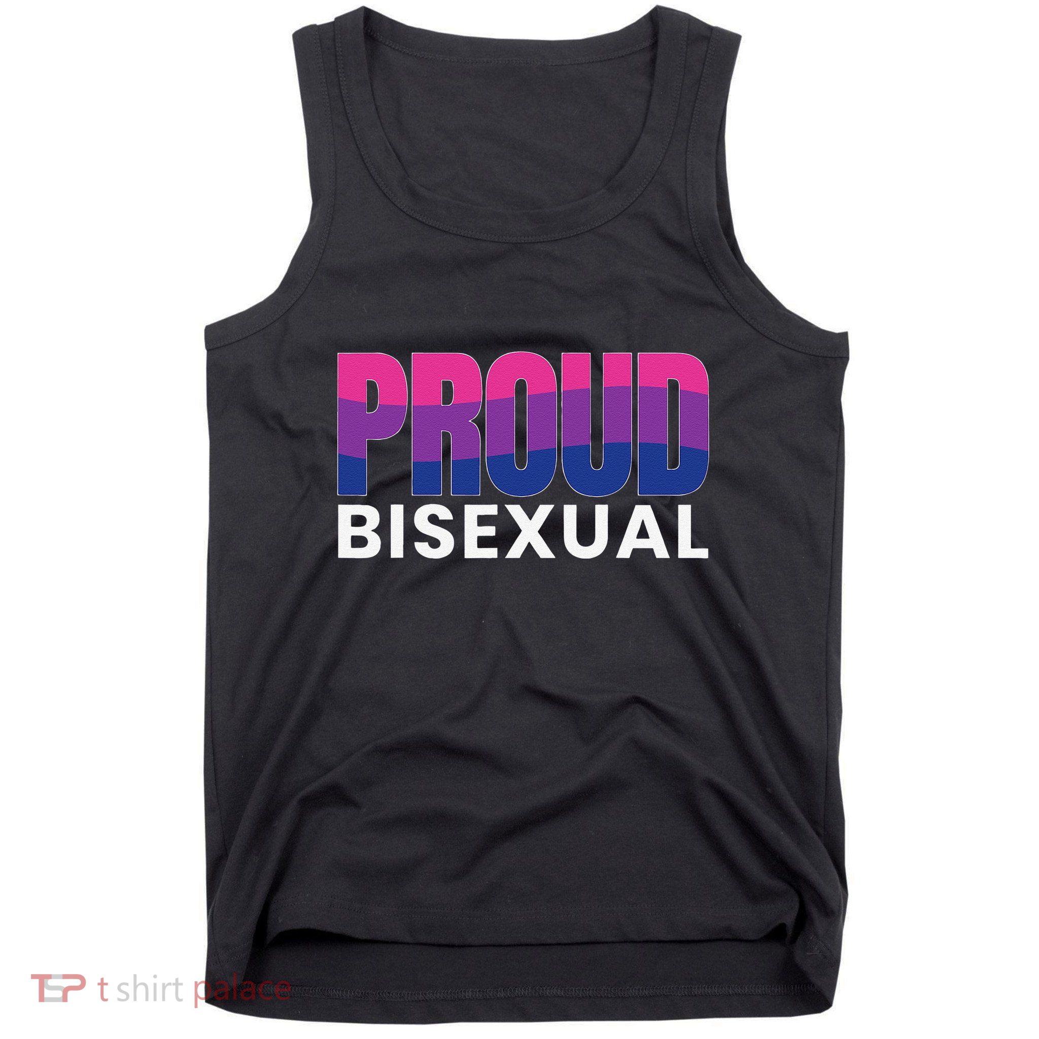 Proud Bisexual Bisexuality LGBT Bisexual Pride Flag Tank Top