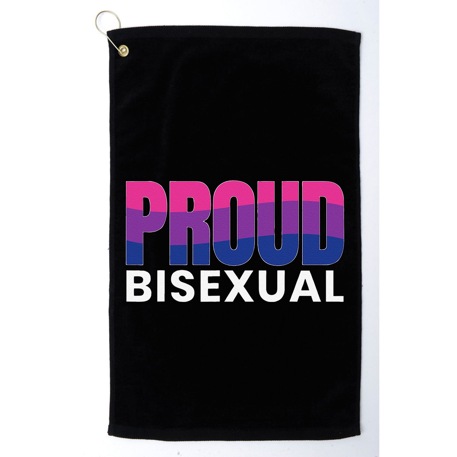 Proud Bisexual Bisexuality LGBT Bisexual Pride Flag Golf Towel