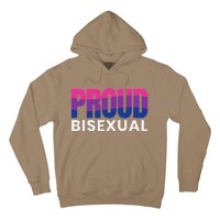 Proud Bisexual Bisexuality LGBT Bisexual Pride Flag Hoodie