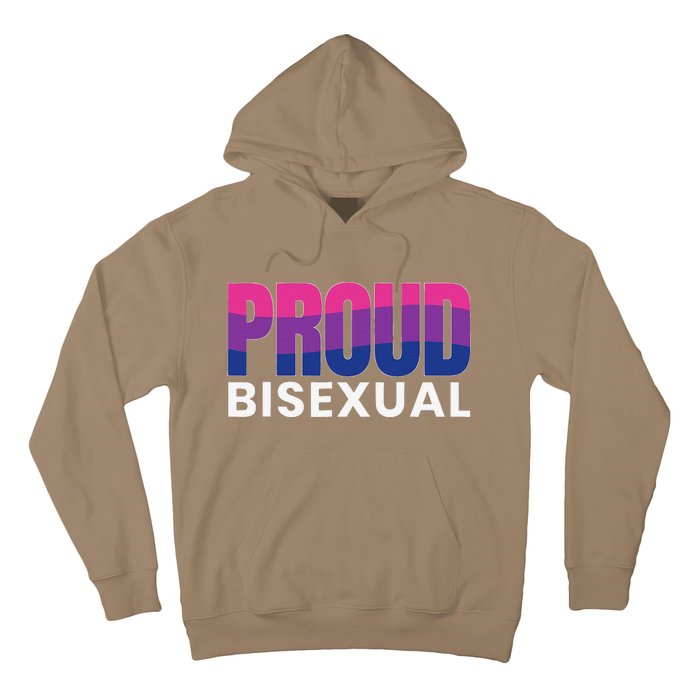 Proud Bisexual Bisexuality LGBT Bisexual Pride Flag Hoodie