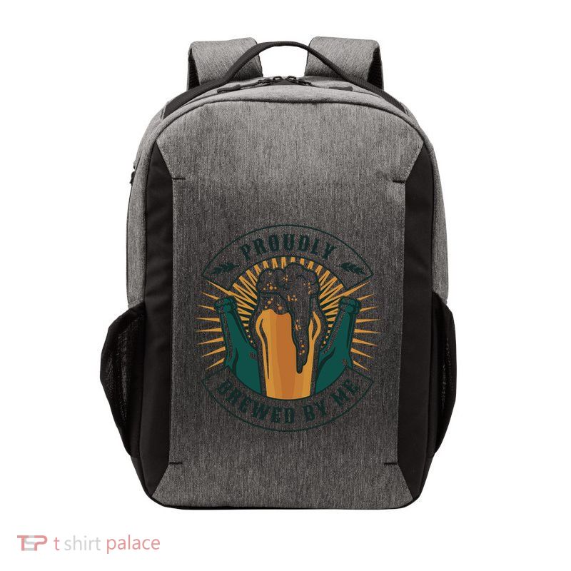 Proudly Brewed By Me Beer Vector Backpack