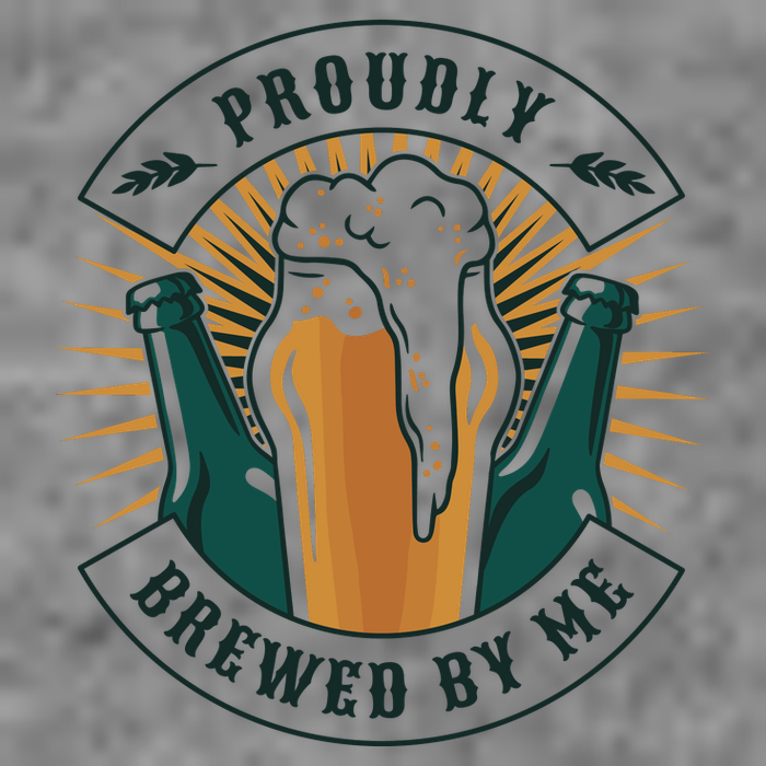 Proudly Brewed By Me Beer Women's V-Neck T-Shirt