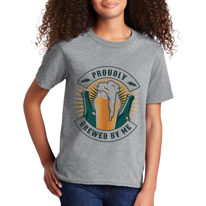 Proudly Brewed By Me Beer Kids T-Shirt