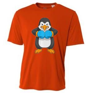 Penguin Boxer Boxing Gloves Sports Cooling Performance Crew T-Shirt