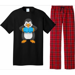 Penguin Boxer Boxing Gloves Sports Pajama Set