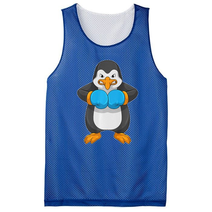 Penguin Boxer Boxing Gloves Sports Mesh Reversible Basketball Jersey Tank