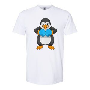 Penguin Boxer Boxing Gloves Sports Softstyle CVC T-Shirt