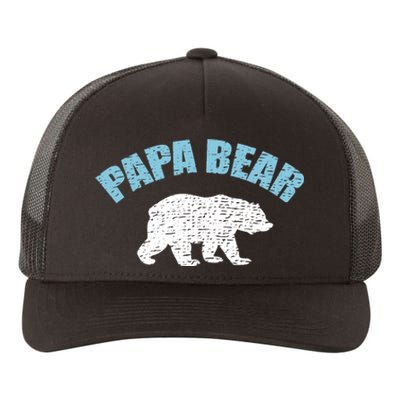 Papa Bear Bear Papa Tee Yupoong Adult 5-Panel Trucker Hat