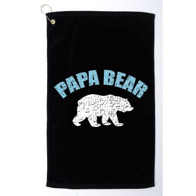 Papa Bear Bear Papa Tee Platinum Collection Golf Towel